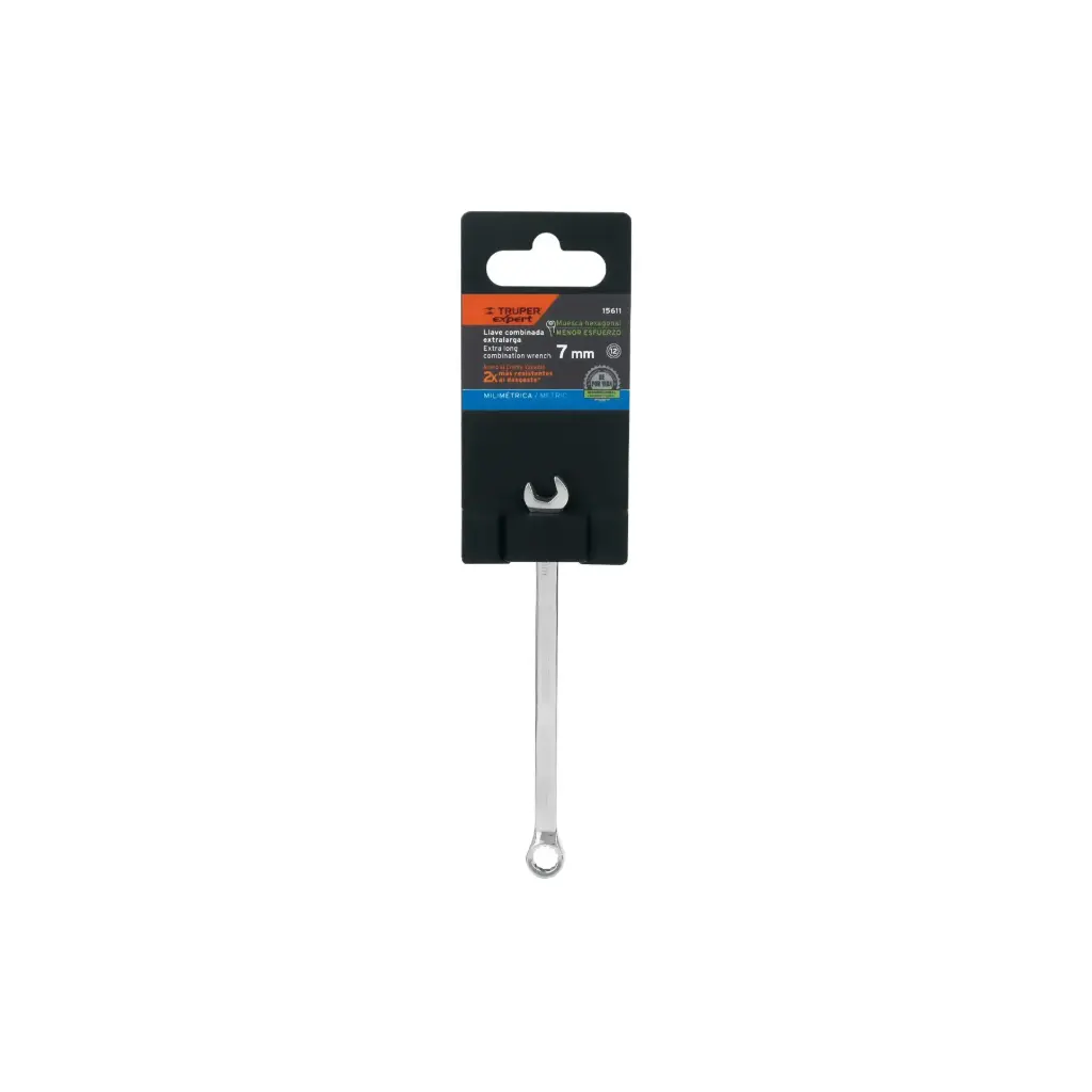 [15611] Llave mixta extralarga 7 mm x 135 mm de largo, Expert