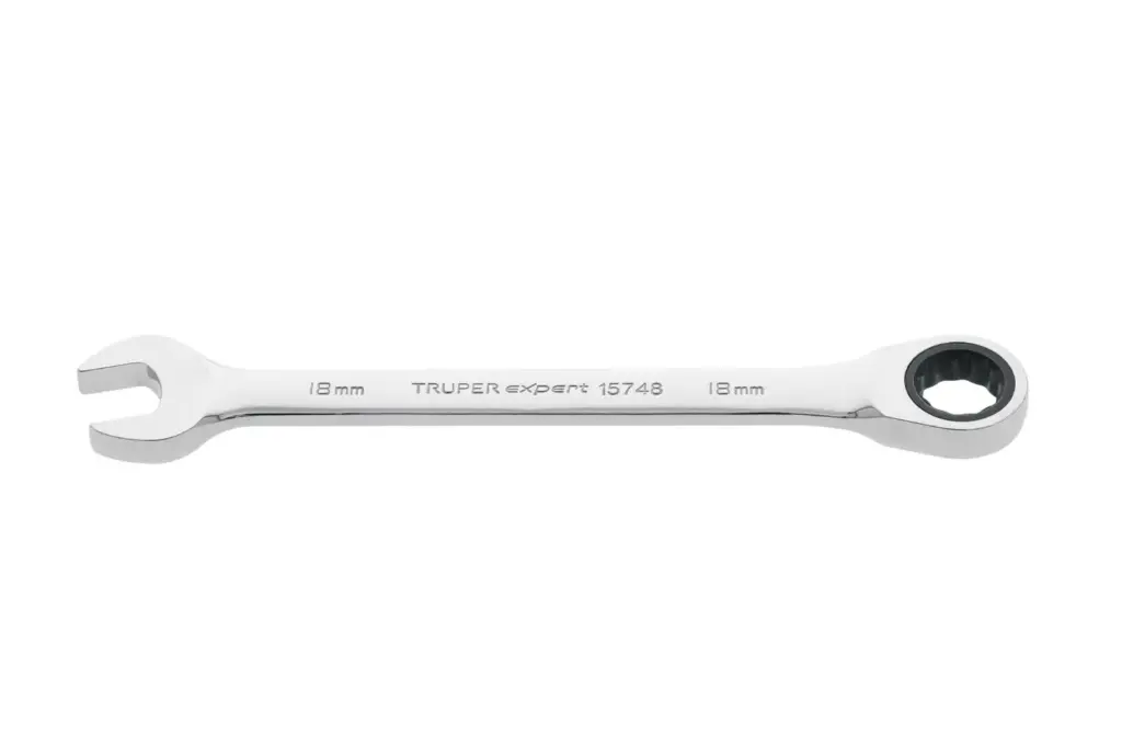 [15748] Llave mixta con ratchet 18 mm x 230 mm largo, Expert