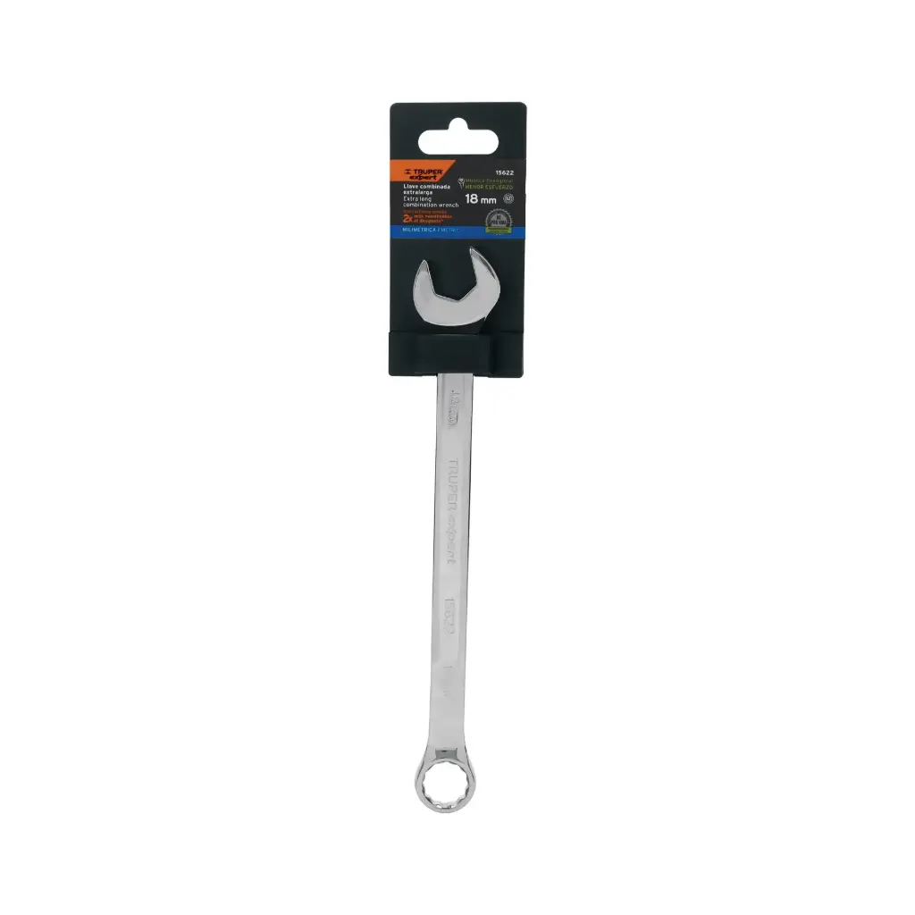 [15622] Llave mixta extralarga 18 mm x 269 mm de largo, Expert