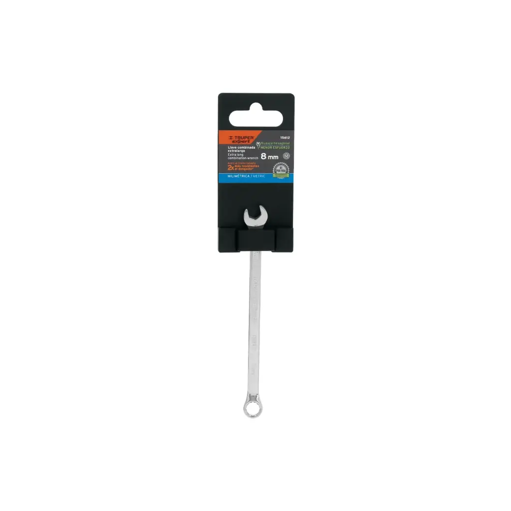 [15612] Llave mixta extralarga 8 mm x 145 mm de largo, Expert