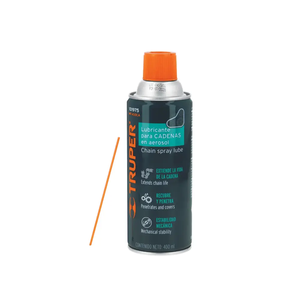 [101975] Lubricante de cadenas en aerosol 400 ml, Truper