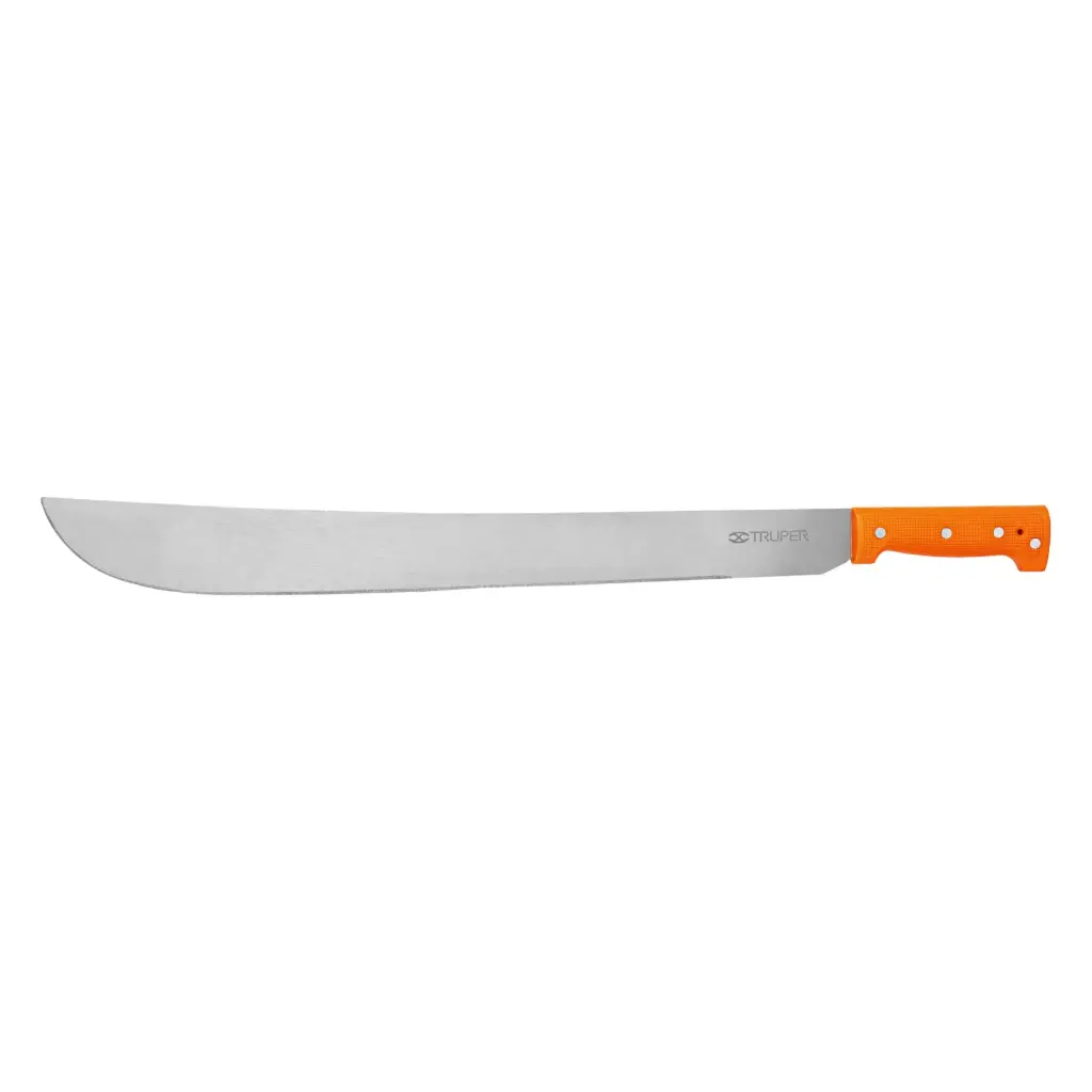 [15887] Machete estándar 22" cacha naranja remachada, Truper