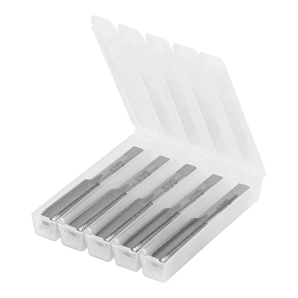 [11414] Macho semicónico 1/2" x 20 cuerda fina, Truper