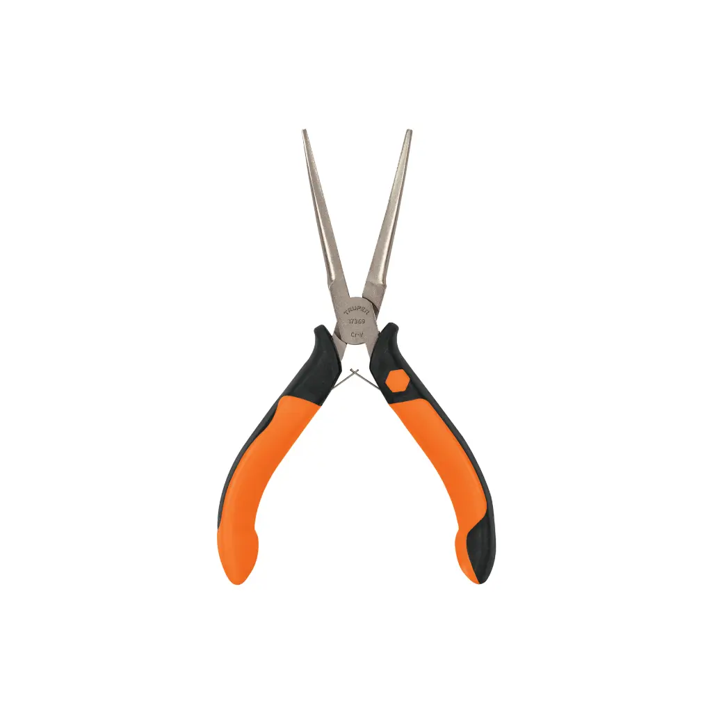 [17369] Mini alicate de punta de aguja 6" mango Comfort Grip, Truper
