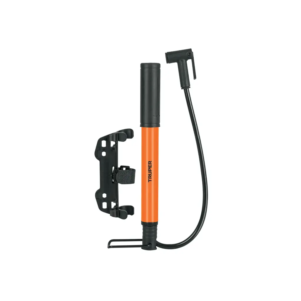 Mini Inflador manual para bicicleta 60 PSI, Truper