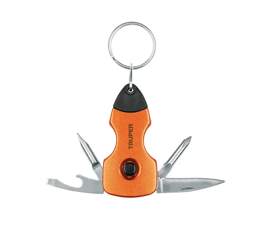 [13336] NAMU-LL Multiherramienta con led, tipo llavero, 6 funciones