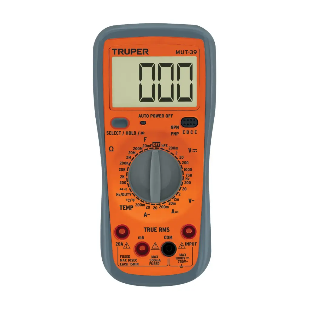 Multitester digital profesional, Truper