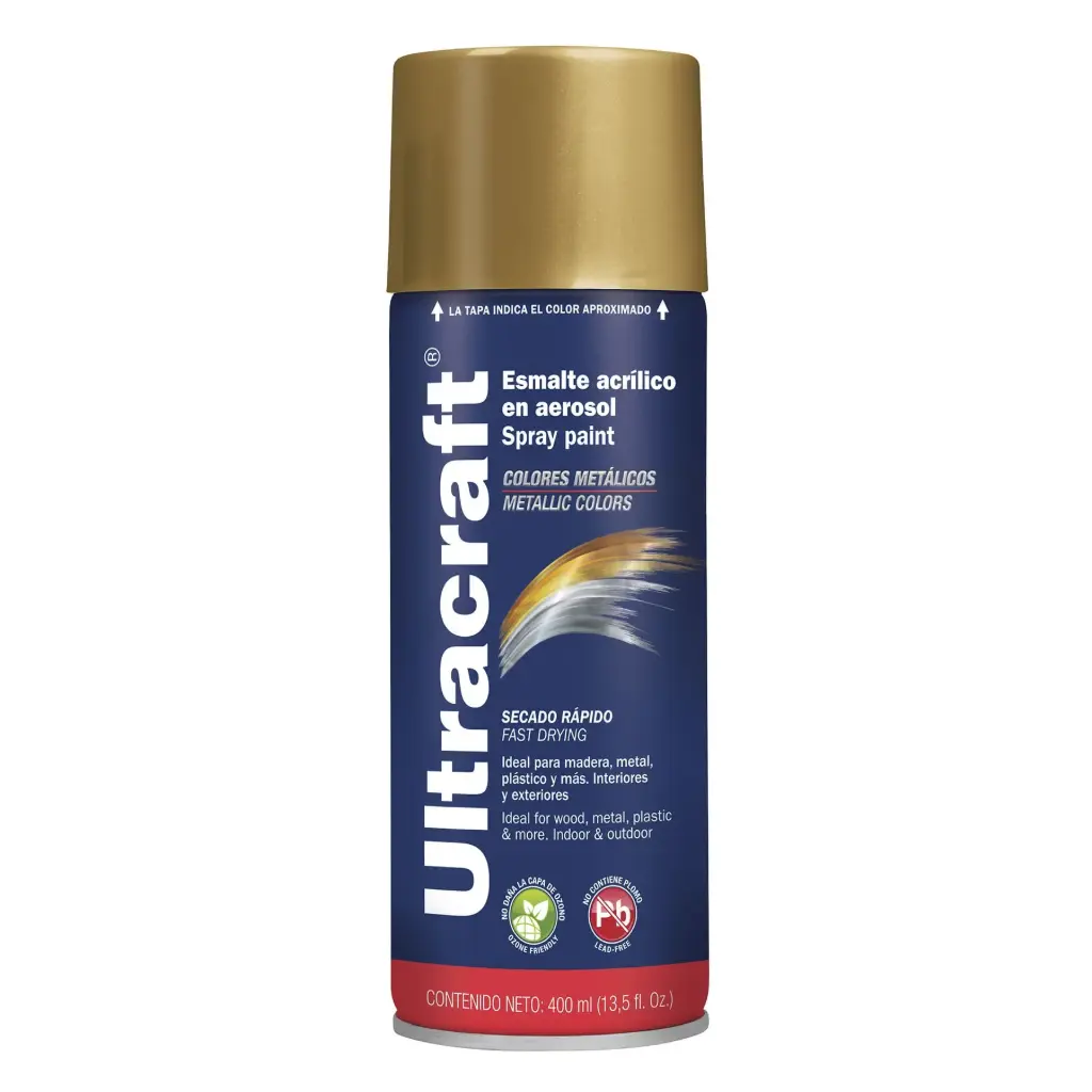 Pintura en spray metalico, Truper
