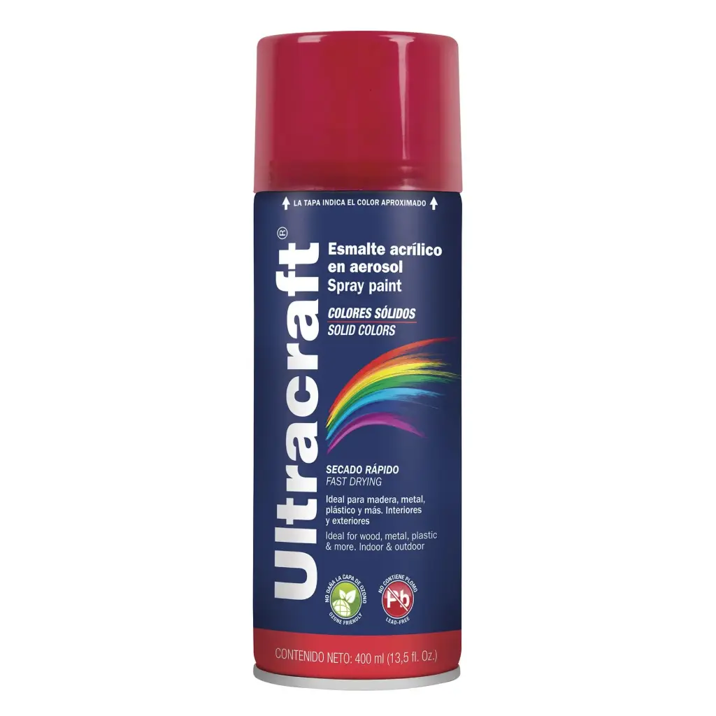 Pintura roja en spray, Ultracraft, Truper