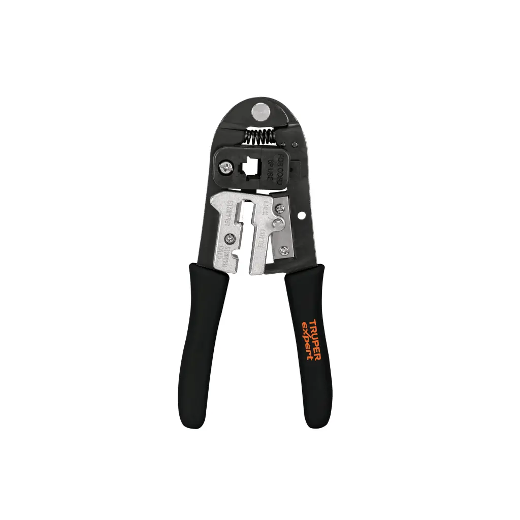 [18342] Alicate ponchadora 8" con 8 contactos, Truper