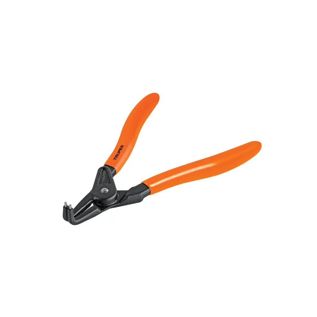 Alicate punta a 90° 6-3/4" para abrir anillos, mango de PVC, Truper