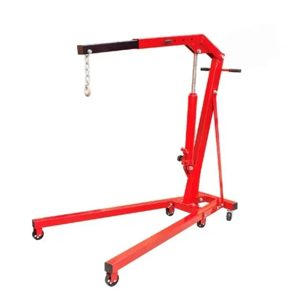 Pluma hidraulia p/motor 1TON C/ Patas revatibles, Big red