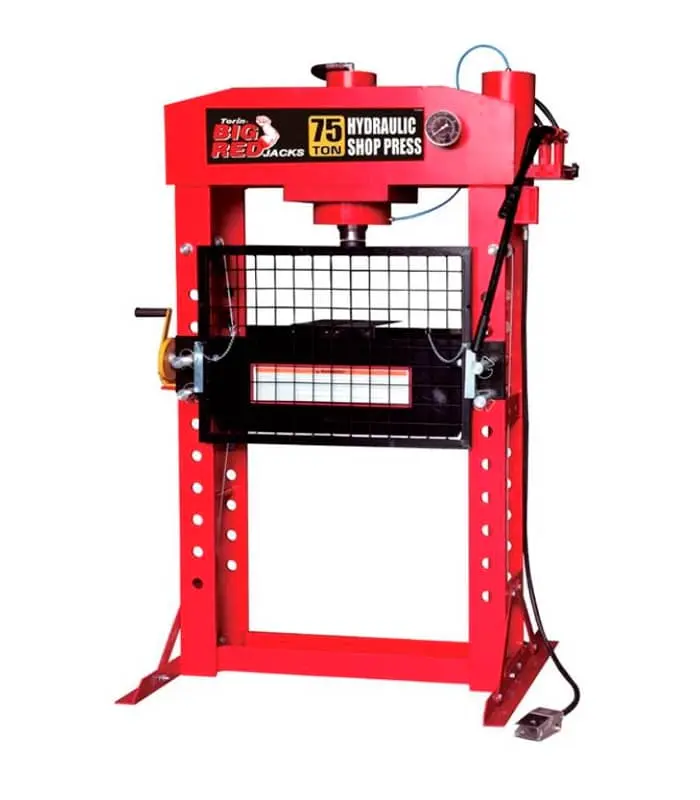 PRENSA HIDRAULICA 75TN PROFESIONAL -TIPO TALLER, BIG RED