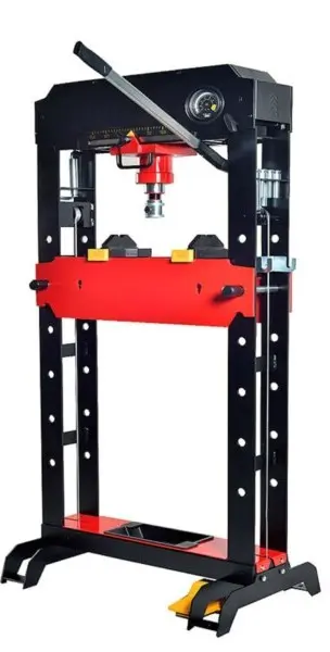 Prensa oleo neumatica 30 TON, Big red