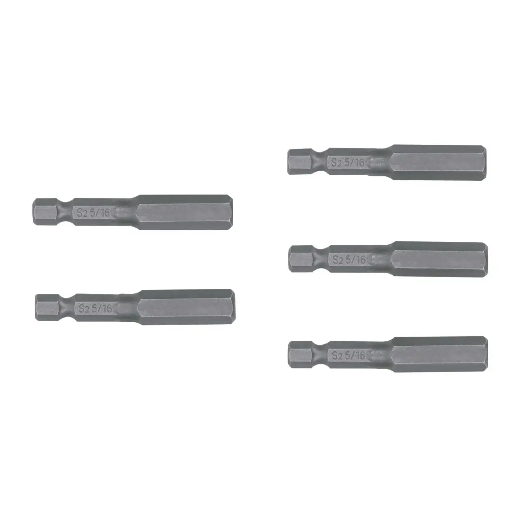 Estuche con 5 puntas hexagonales de 5/16mm largo 2", Expert
