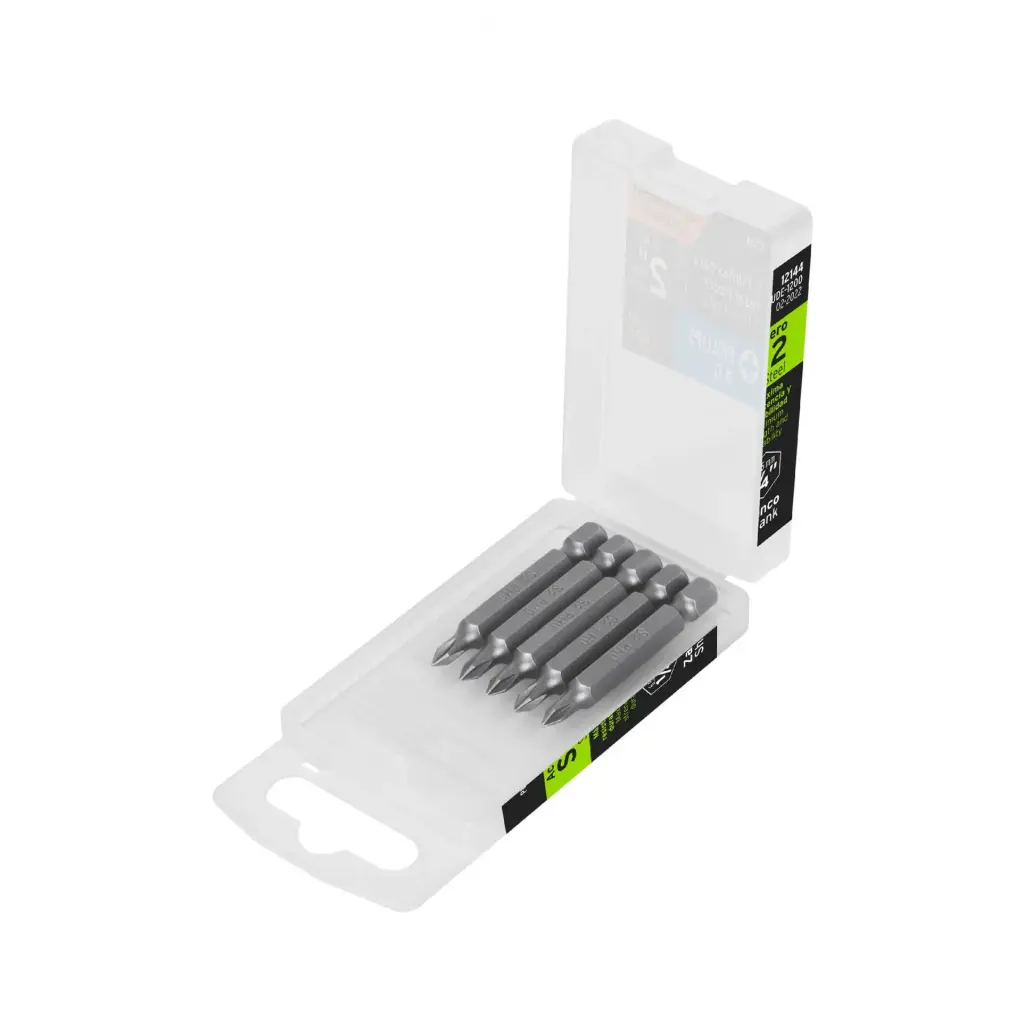 [100194] Estuche con 15 puntas de cruz PH1 largo 2", Truper Expert