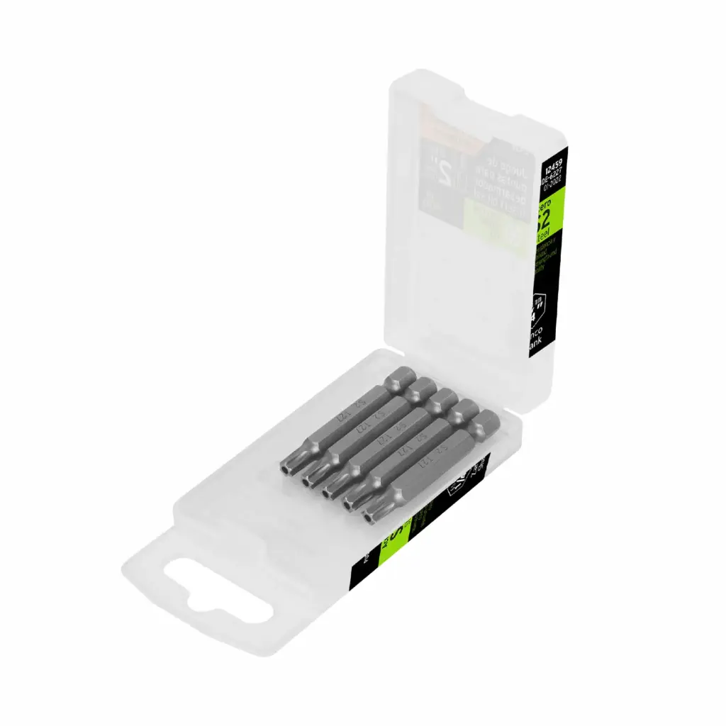 [12459] Estuche con 5 puntas torx T27 con seguro largo 2", Expert