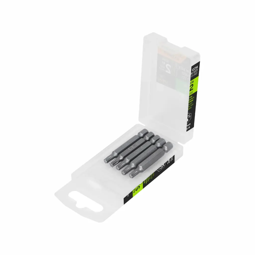 [12256] Estuche con 5 puntas torx T25 largo 2", Truper Expert
