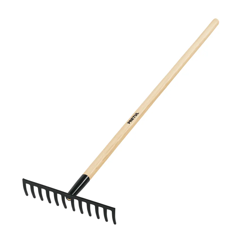 [22697] Rastrillo recto de 12 dientes, mango de 48", Pretul