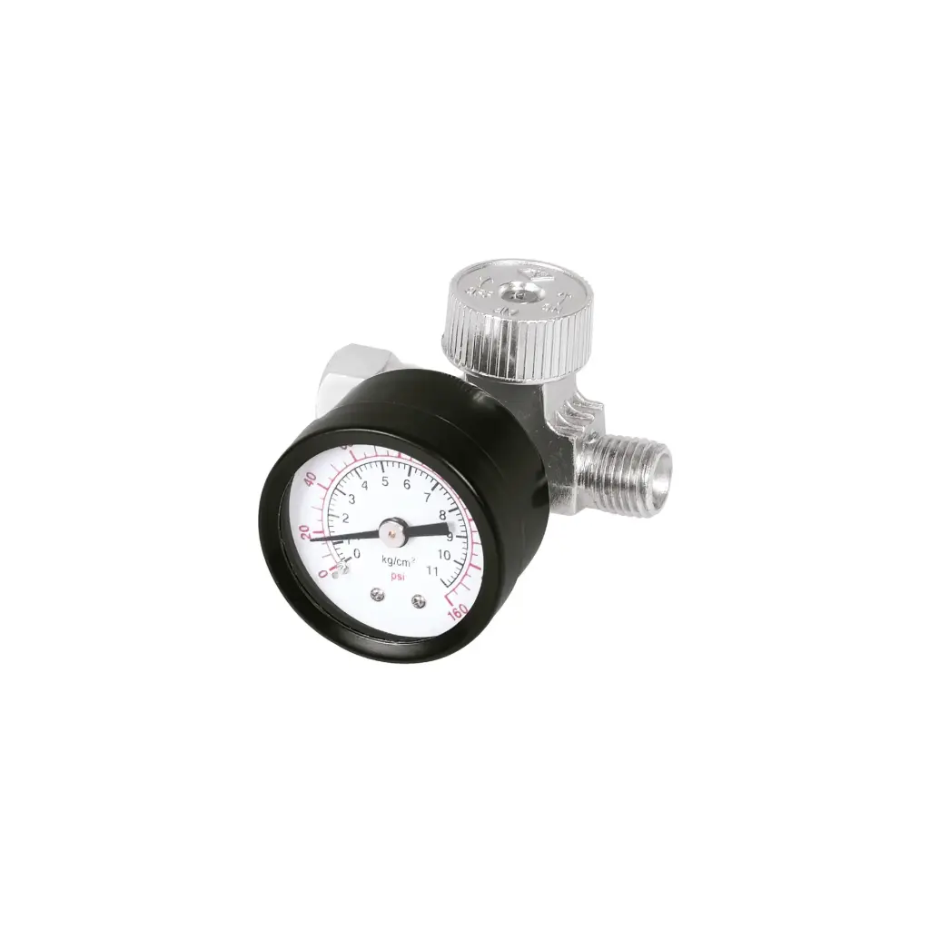 Regulador de aire con manómetro hilo 1/4 NPT , Truper