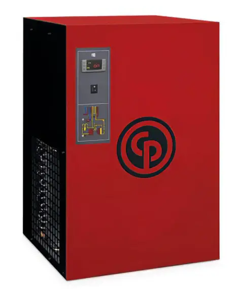Secador refrigerativo no ciclico CPX150 (E7,5) 145SCFM 13BAR 188PSIG 230V 60Hz 1 1/2’’ CONEX. (in) ENTRADA/SALIDA R 410 A TIPO DE GAS REGRIF, Chicago Pneumatic