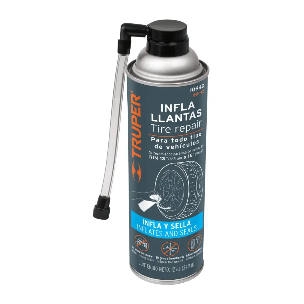 [10940] Sellador de neumáticos de 12 oz (340 ml), Truper