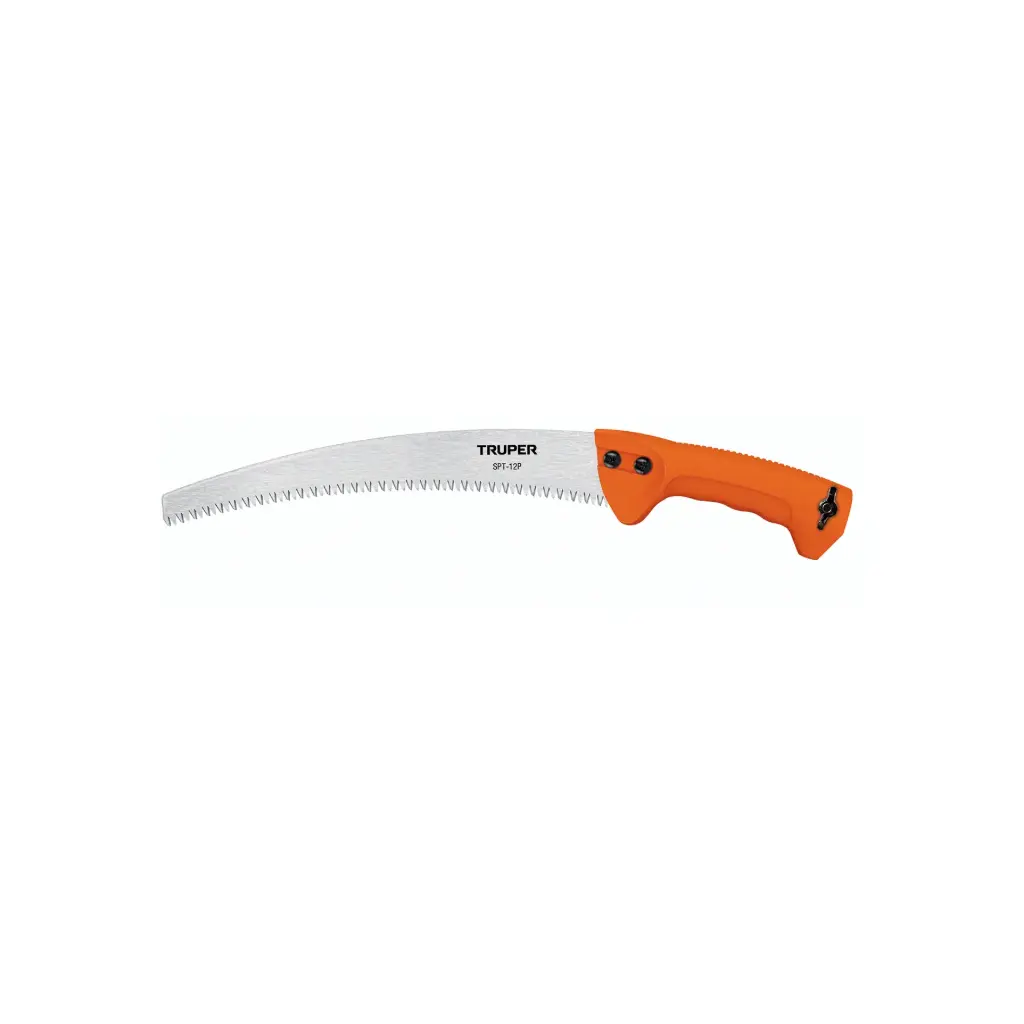 [101389] Serrucho de poda 12",hoja curva,6 DPP,mango plástico, Truper