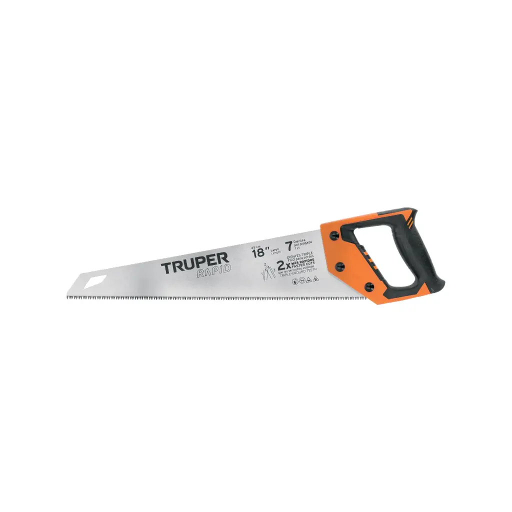 [101868] Serrucho Rapid 18", 7 DPP, mango Comfort grip, Truper
