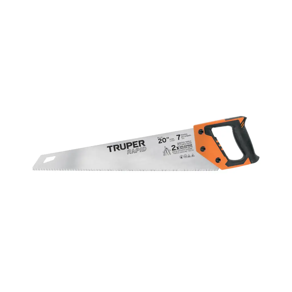 [101869] Serrucho Rapid 20", 7 DPP, mango Comfort grip, Truper