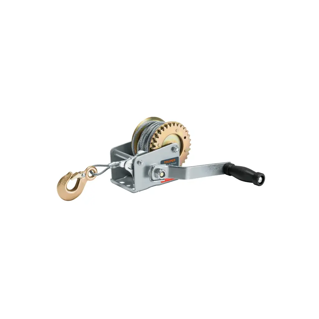[14719] Templadora con ratchet de manivela 300 kg con cable, Truper
