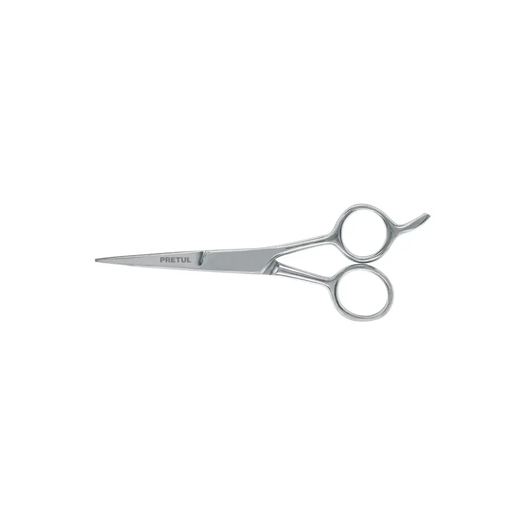 [23168] Tijera 5-1/2" acero inox con gancho para estilista, Pretul