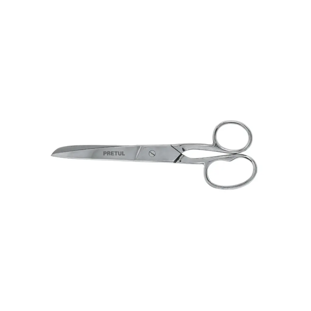 [23162] Tijera 7" ojo grande acero inoxidable para costura, Pretul