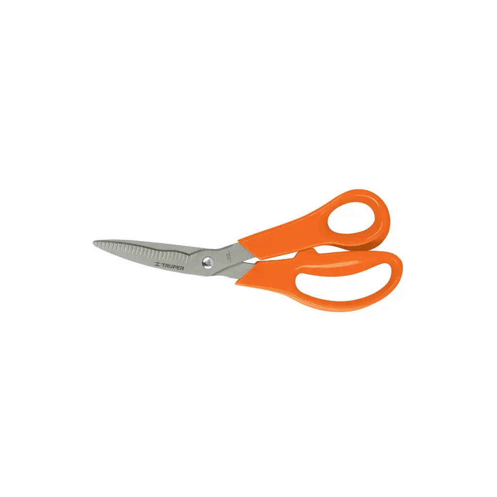 [18564] Tijera 8" multiusos de acero inoxidable, cuchillas dentadas