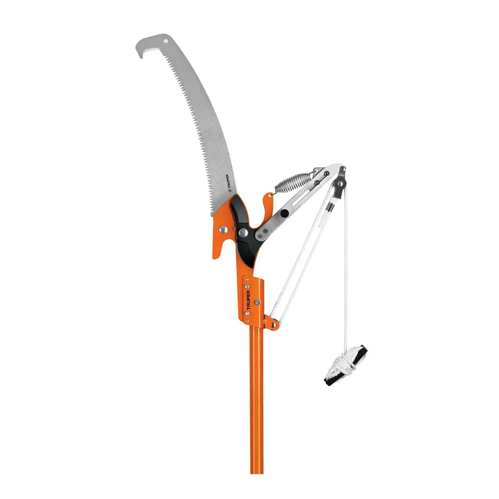 Tijera con mango telescópico de 3.6 m fibra vidrio, Truper