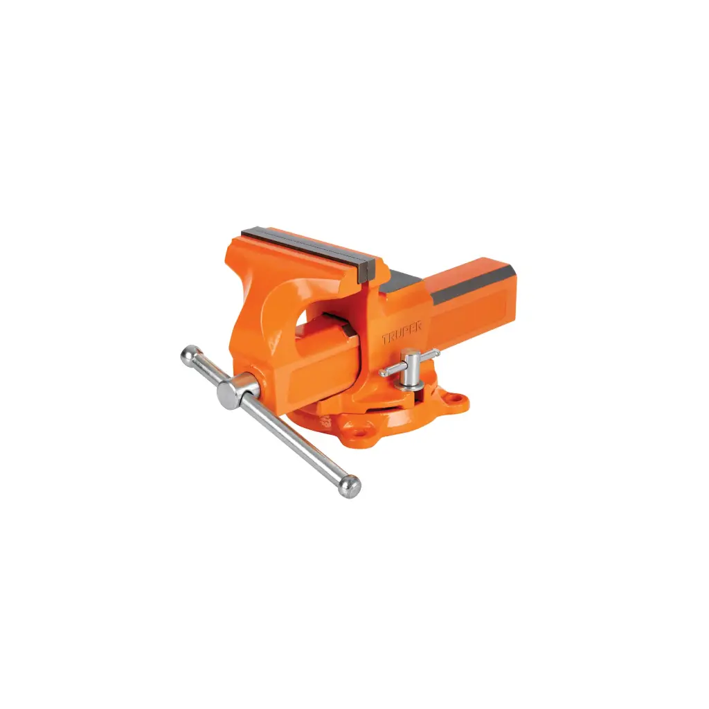 [100240] Tornillo de banco 5" tipo europeo de hierro nodular, Truper