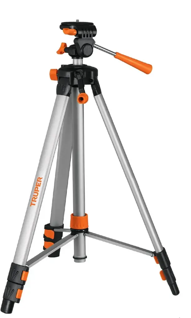 Tripié telescópico para nivel láser, altura max. 1.45 m, Truper