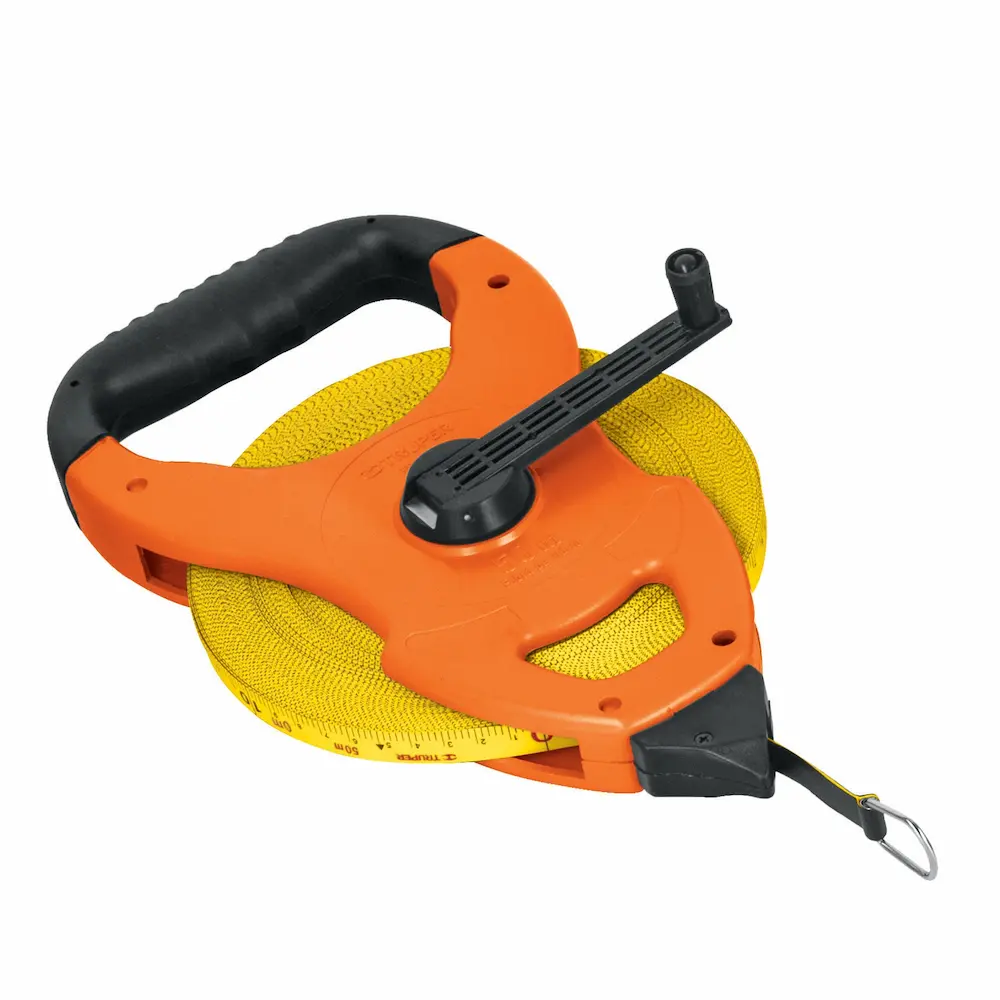 [12647] Wincha de fibra de vidrio de 50 m tipo cruceta, Truper
