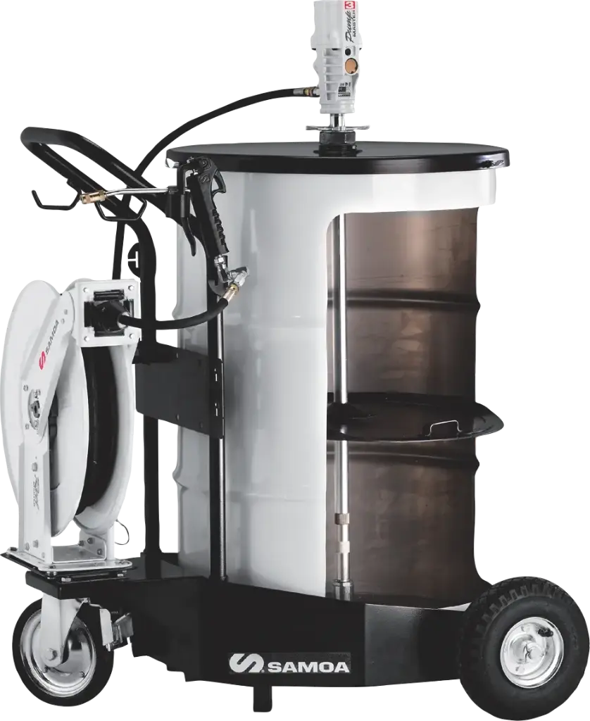 MOBILE AIR OPERATED GREASE PUMP SET FOR 185 KG DRUMS