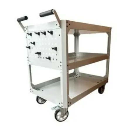 Carro 3/planos 920x510x810mm RAL 7035, Storage Compat