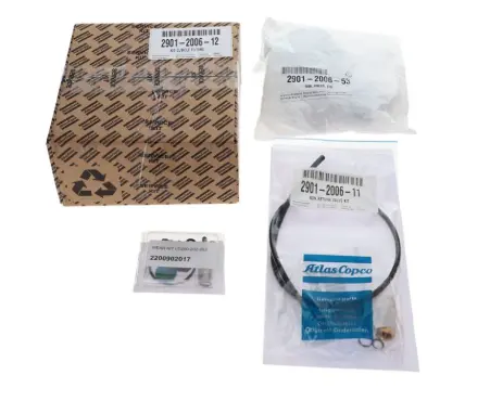 [2901200657] PREVENTIVE MAINTENANCE KIT (Incluye: KIT WEAR DRAIN, NON RETURN VALVE KIT, KIT CUBICLE FILTERS, FILTER ELEMENT, FILTER OIL, OIL SEPARATOR, MIN. PRESS. THERMO. VALVE KIT), ATLAS COPCO