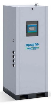 Generador de oxígeno PSA alta eficiencia modelo PPOG4HE IEC / Capacidad: 2.6 Nm3/h @ 93% de pureza O2 (presión de salida 5 bar). Alimentación 115-230V / 50-60Hz, Pneumatech
