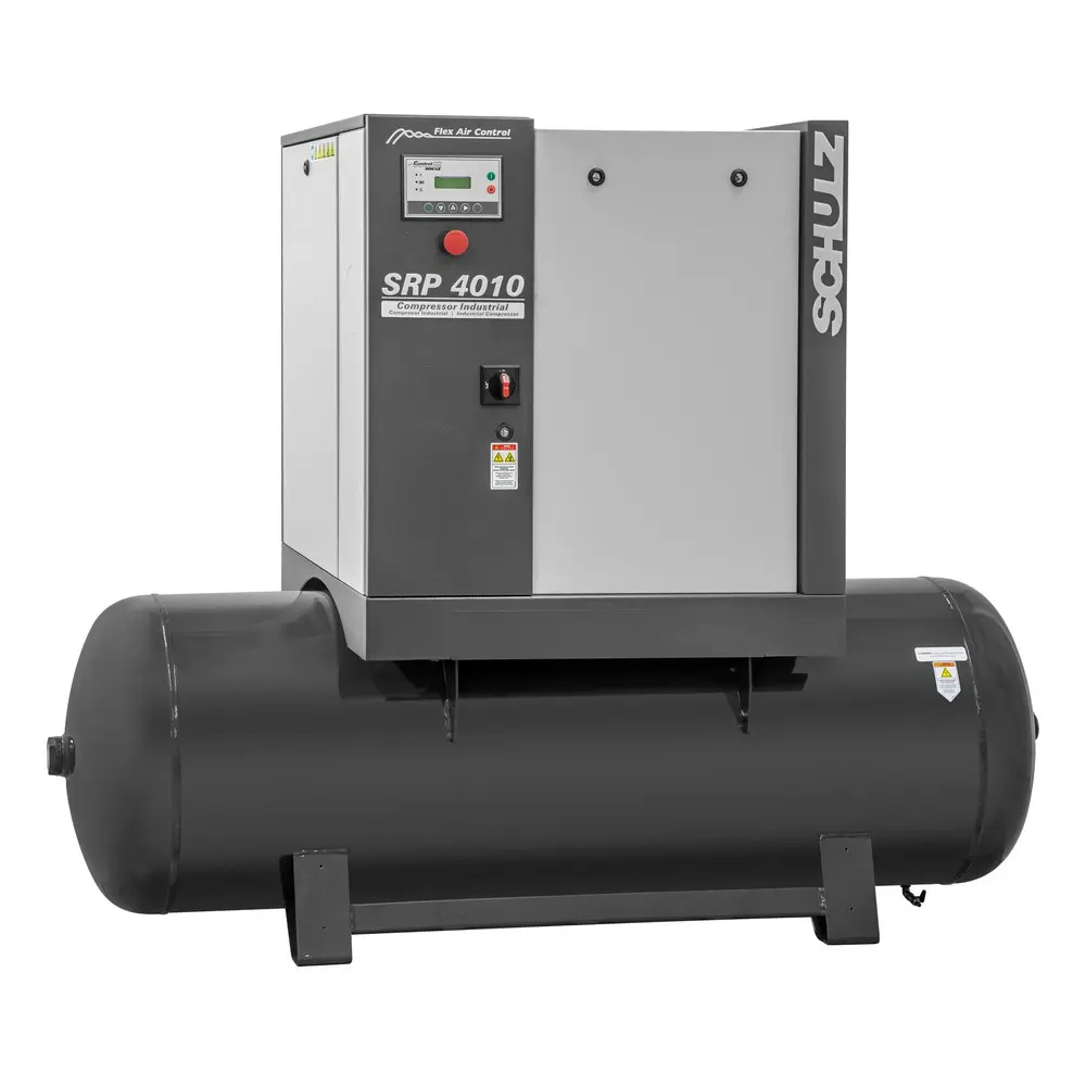 Compresor de aire Tipo tornillo 10HP / 7Kw | 220V/3 | 9 bar | 131 Psi | 35 Cfm, Schulz