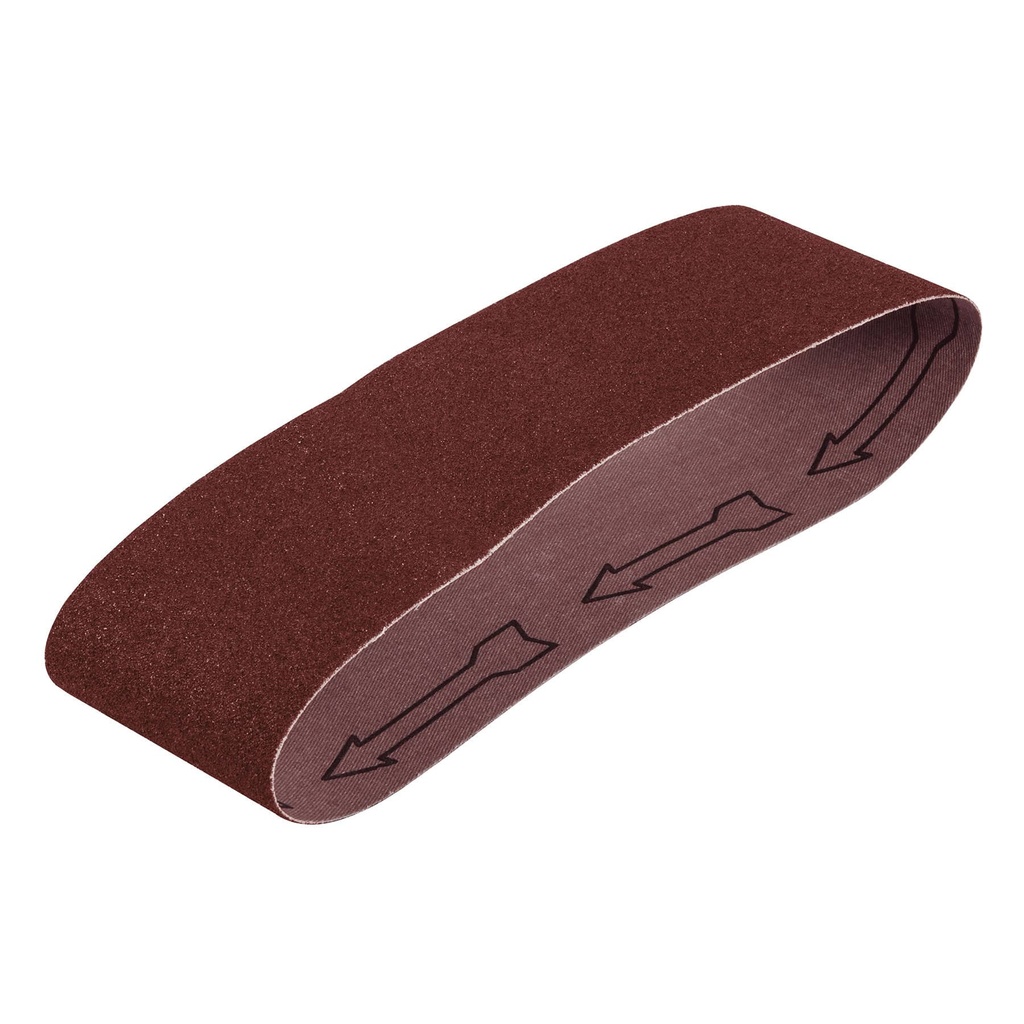 Banda de lija para madera 3x21" grano 50 en paquete de 5, Truper