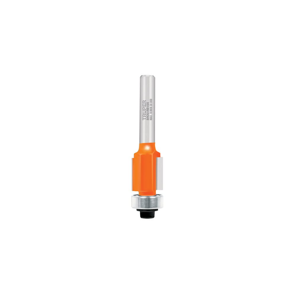 Broca para router corte recto 1/2" con balero, Truper