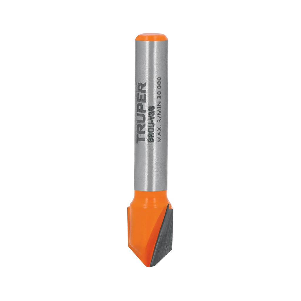 Broca para router en V, 3/8" x 12.7mm, Truper