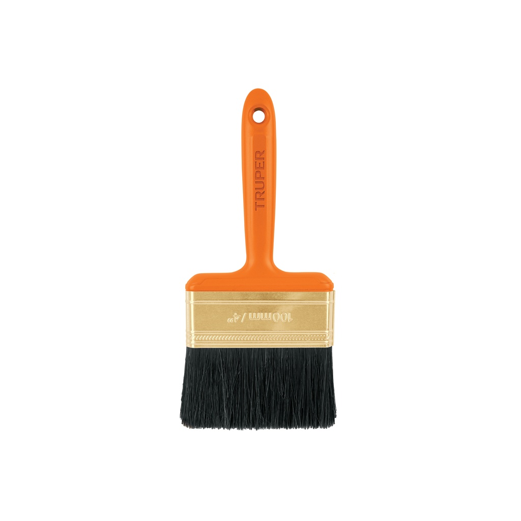 Brocha profesional mango plastico 100% cerda natural 4", Truper