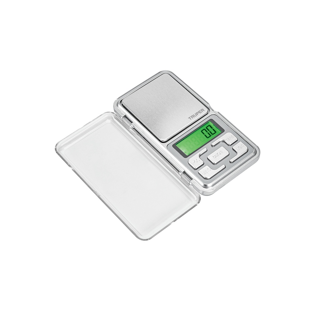 Báscula electrónica de bolsillo, 500 gramos, Truper