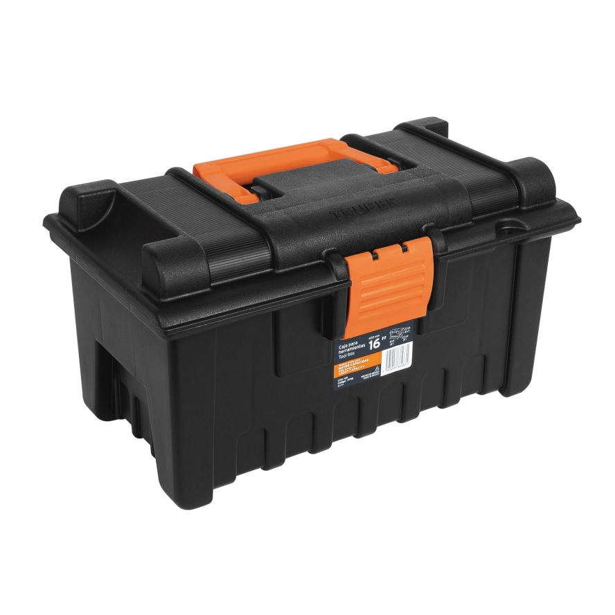 Caja para herramienta de 16" sin compartimentos, Truper