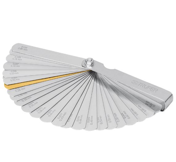 Calibrador de 32 hojas std / mm, Truper