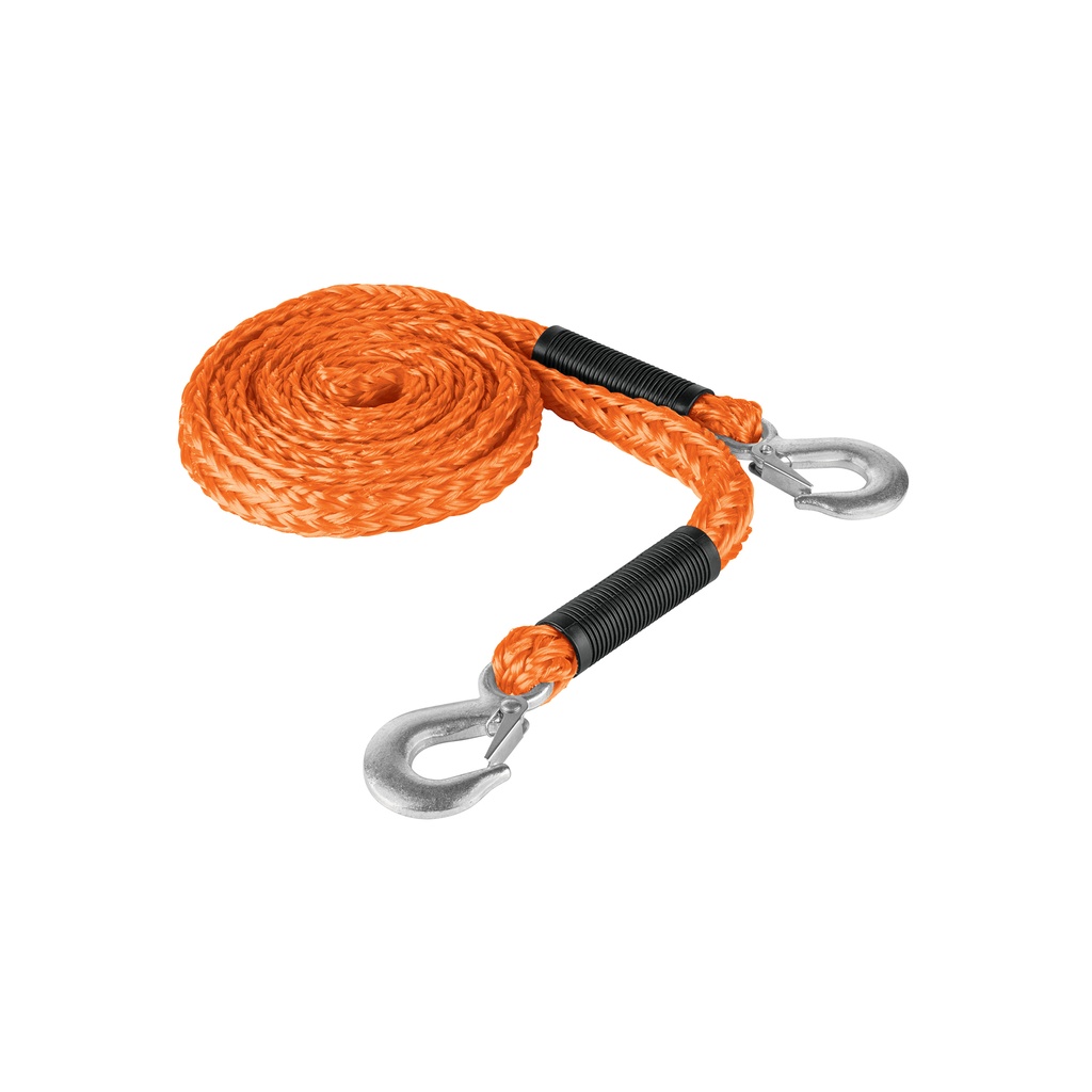 Cuerda para remolque con ganchos, 5/8" x 3.5m, Truper